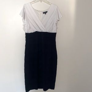Dress black and white. Size 12